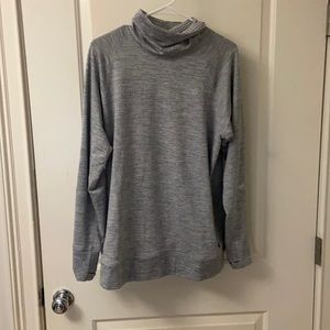 Grey new balance running long sleeved